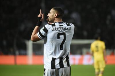 Giorgos Giakoumakis put up for sale as Celtic favourite gets interest from major European league