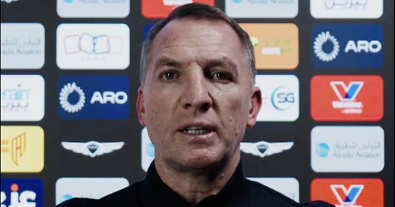 Brendan Rodgers wants Celtic rules in effect as he sends weighty plea to Al Qadsiah fans