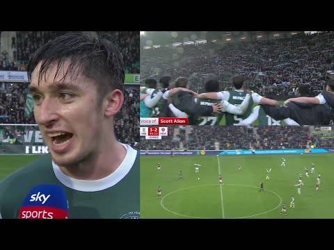 Hibs 3-2 Hearts | Full Time Scenes & Celebrations &ndash; Sunshine On Leith