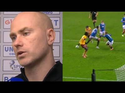 Motherwell Manager CALLS OUT REF & VAR After Being CHEATED In 1-0 Defeat To Rangers