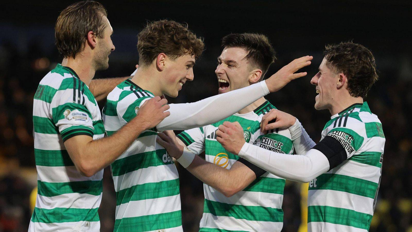 Celtic twice come from behind against Livingston to close gap on Hearts