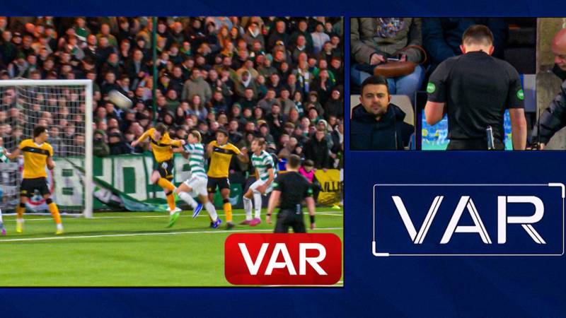 Engels converts from spot after VAR rules Finlayson handles ball!