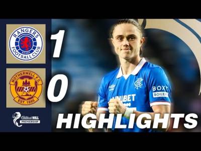 Rangers 1-0 Motherwell | HIGHLIGHTS | William Hill Premiership