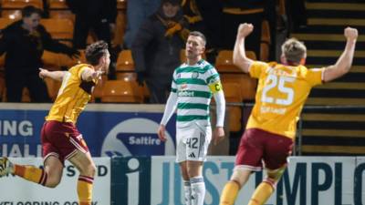 Motherwell masterclass sees Celtic miss chance to top Premiership