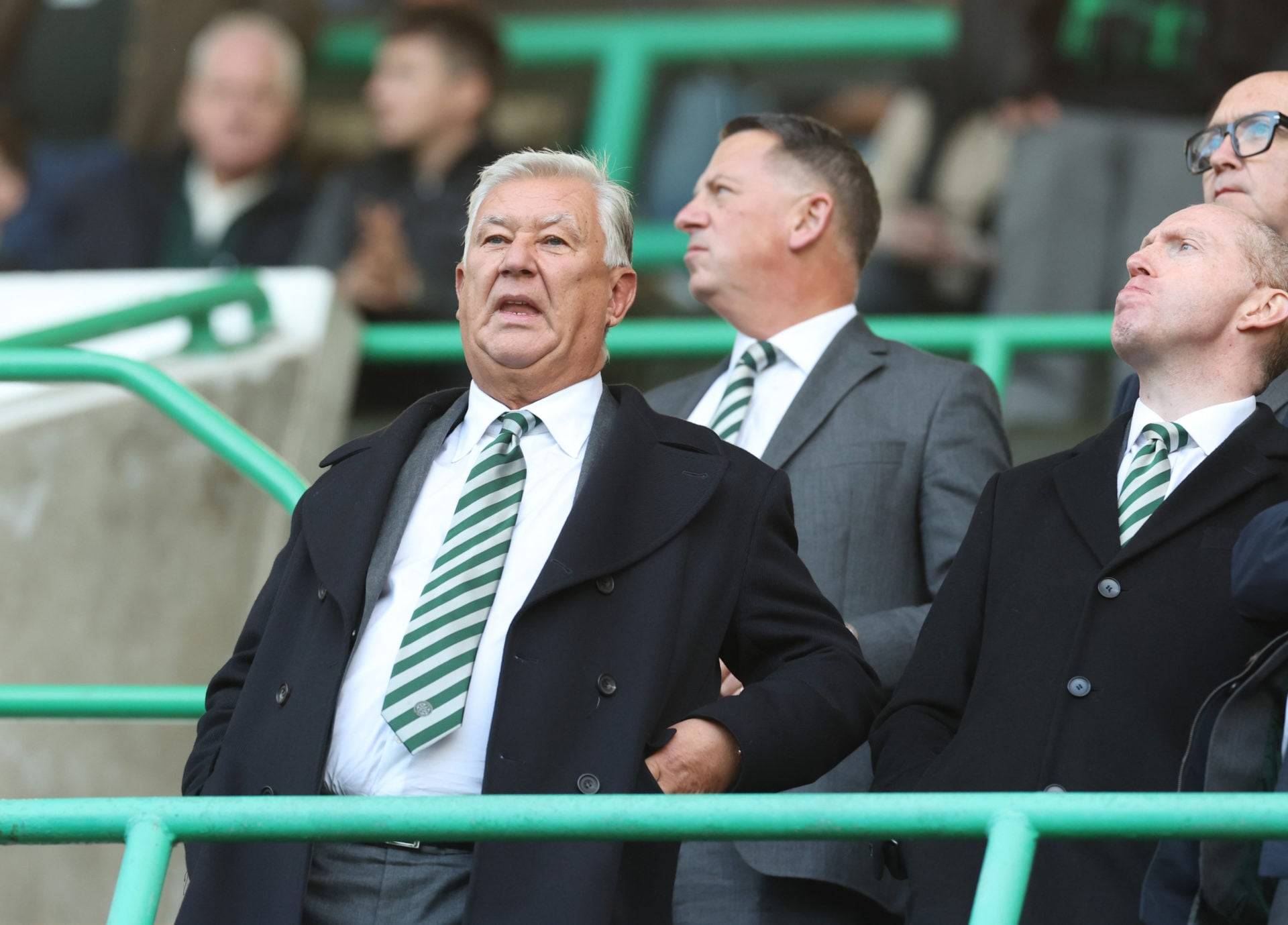 Celtic fans send a message to Peter Lawwell as his last day at Parkhead nears