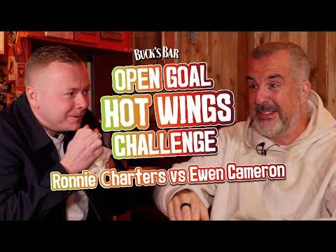 ?? EWEN CAMERON FEELS THE BURN vs RONNIE CHARTERS IN HILARIOUS BUCK’S BAR HOT WINGS CHALLENGE!
