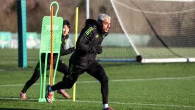 Training Gallery: Celtic v Rangers Training Gallery: Celtic v Rangers