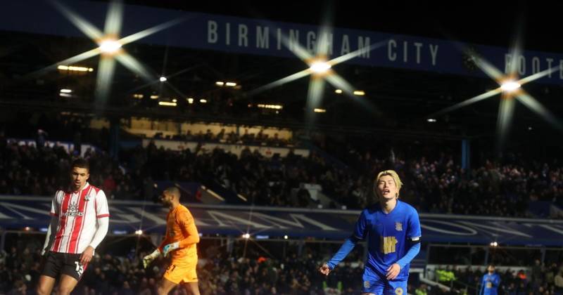Celtic outcast sold for £2m tipped for greatness as goalless Kyogo told exactly what Birmingham fans think of him