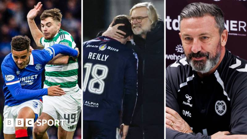 Celtic v Rangers, Reilly & McInnes in focus