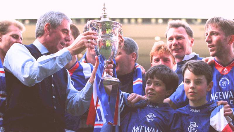When Walter Smith cracked open the champagne before Rangers played Celtic at Parkhead