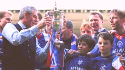 When Walter Smith cracked open the champagne before Rangers played Celtic at Parkhead