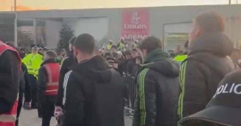 Stormzy caught in Celtic protest chaos and faces fury after watching Rangers win