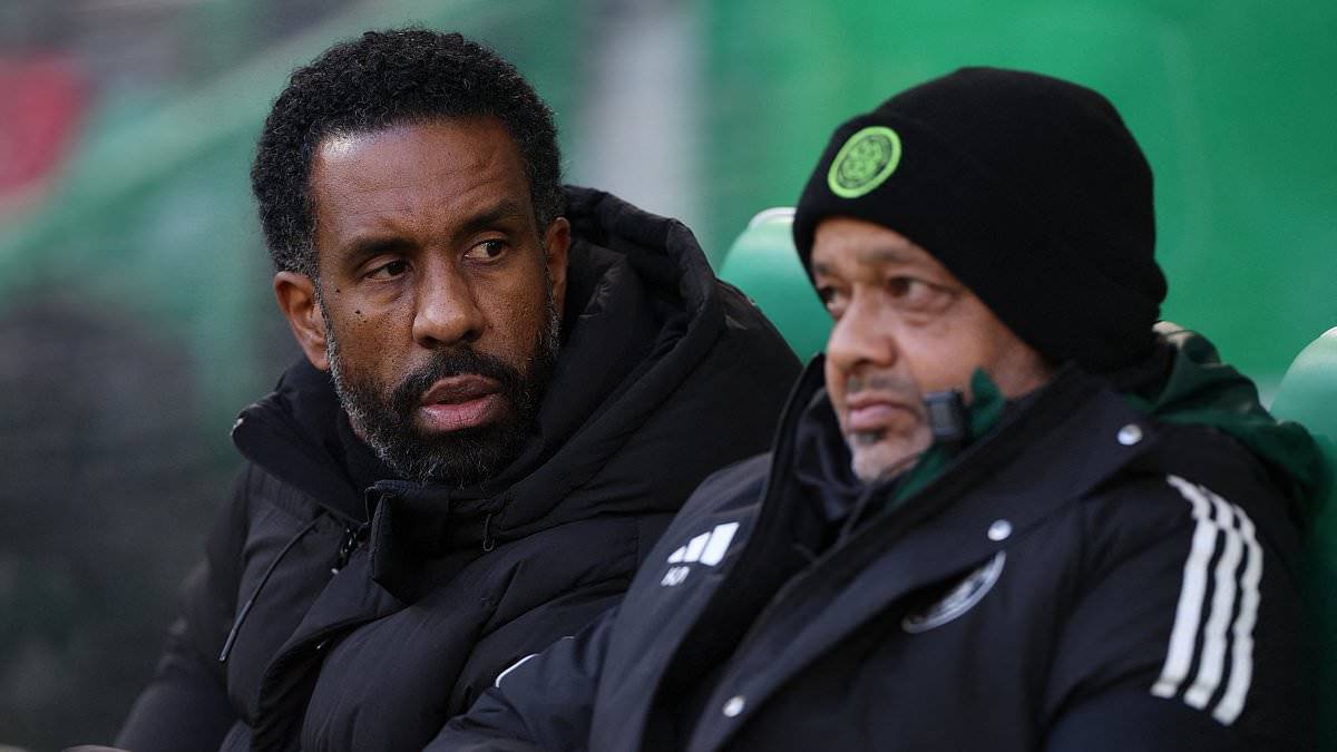 Furious Celtic fans launch protest against board following shocking O** F*** defeat by Rangers which has left Wilfried Nancy on brink of the sack &ndash; despite joining club just ONE MONTH ago