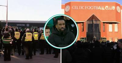 Celtic Fans Launch Protest Outside Parkhead After Rangers Humiliation Celtic Fans Launch Protest Outside Parkhead After Rangers Humiliation