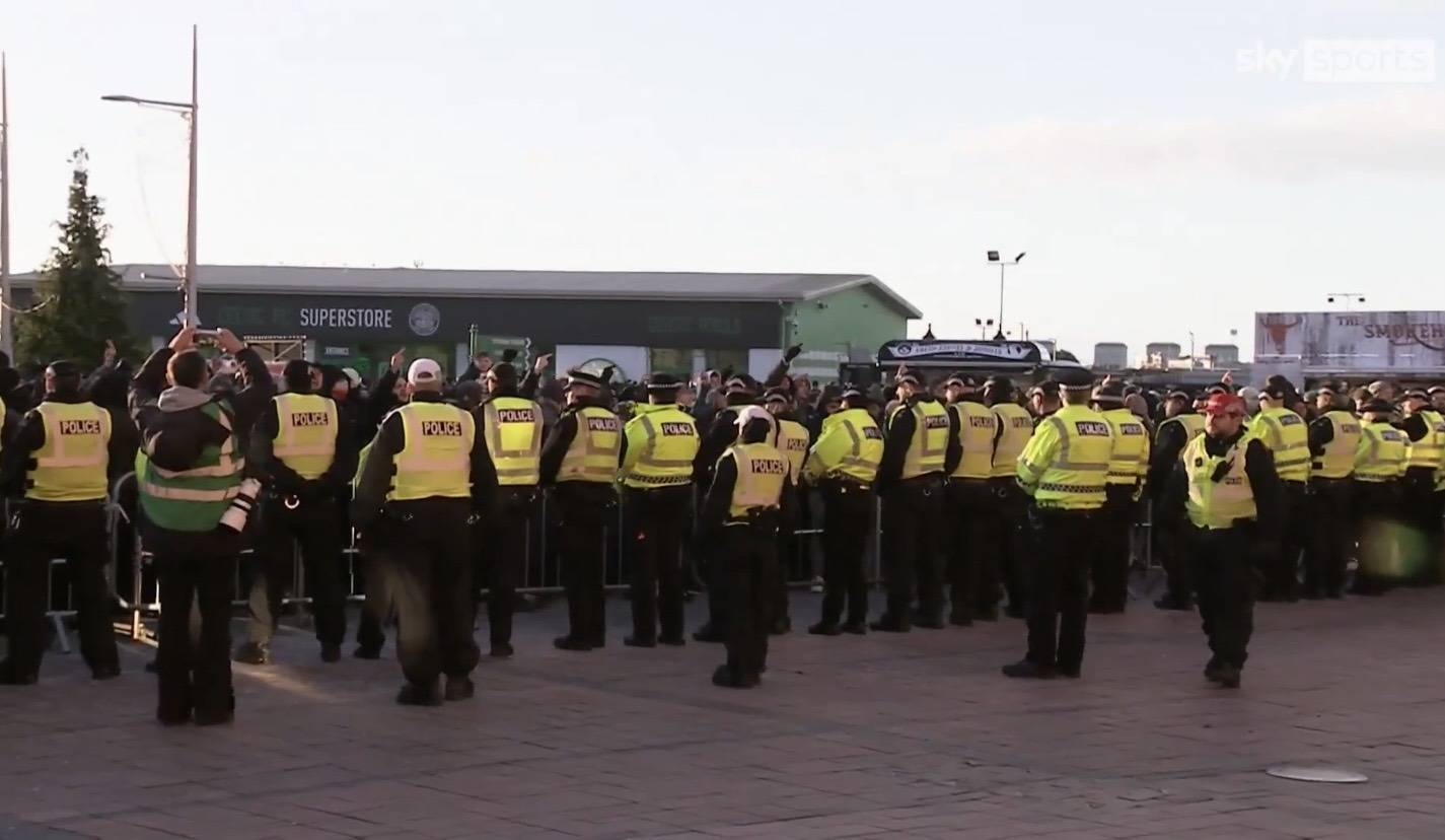 Fuming Celtic fans make board demand outside Parkhead amid toxic post-derby scenes as Hoops hero makes confession