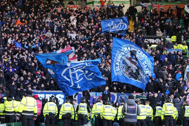 Smiling ex-Rangers star spotted enjoying win over Celtic in away end