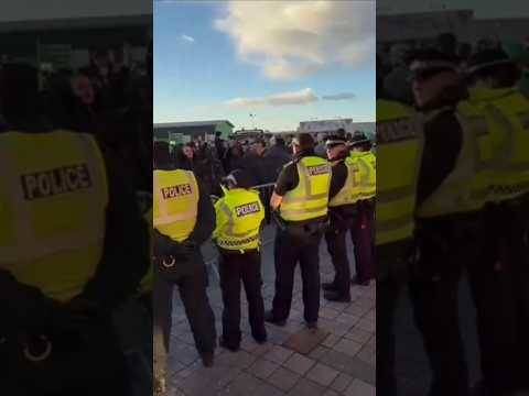 Celtic Fans Protest Outside Stadium After Rangers Defeat #celticfc #rangersfc #celticrangers #spfl