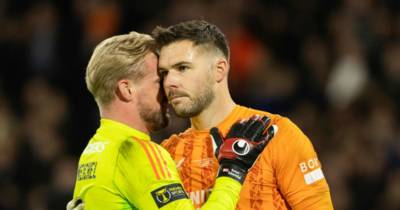 Rangers thumping Celtic was a tale of two keepers as Schmeichel’s at his sell-by date and Butland stands tall