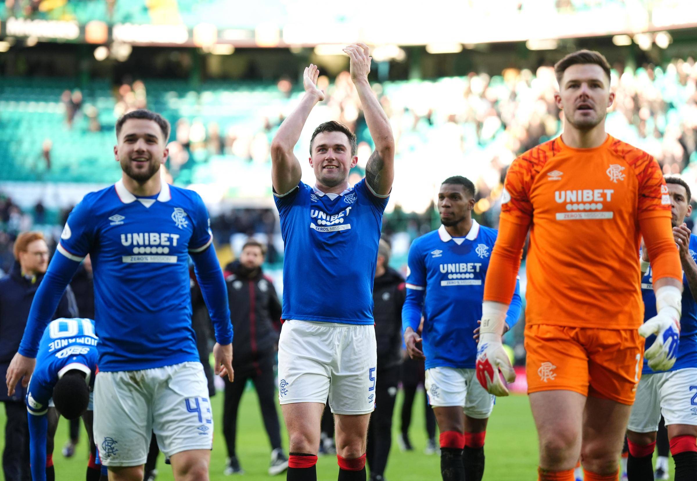 Rangers star addresses title chances and heaps praise on teammate for Celtic display