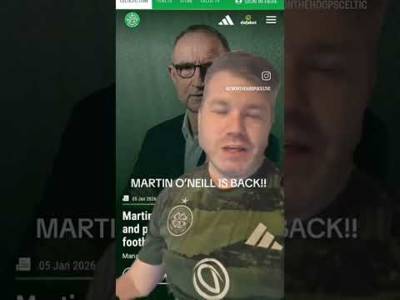 Martin O’Neill is Back!!