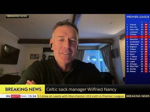 Chris Sutton Immediate Reaction To Celtic Sacking Wilfried Nancy & Paul Tidsdale
