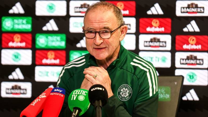 Martin O’Neill’s Lennoxtown press conference