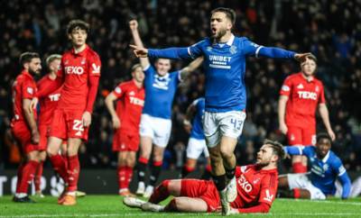Rangers head above Celtic and into uncharted territory as Aberdeen goaded by Ibrox legend Rangers head above Celtic and into uncharted territory as Aberdeen goaded by Ibrox legend