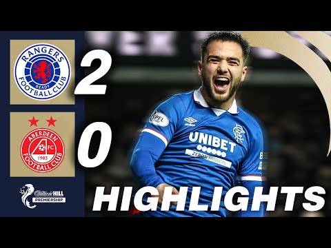 Rangers 2-0 Aberdeen | HIGHLIGHTS | William Hill Premiership
