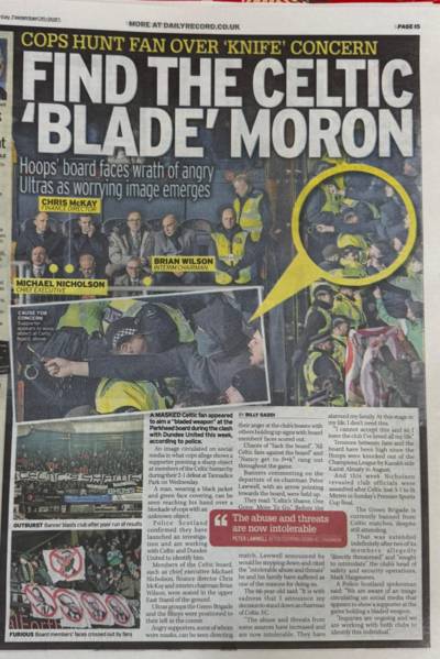 Open Blade- Celtic strengthen their bond with toxic media partners