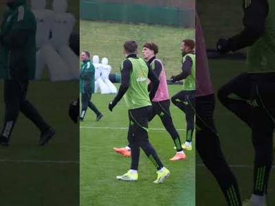 🎥 The Bhoys continue their preparations at Lennoxtown ahead of #CELDUTD