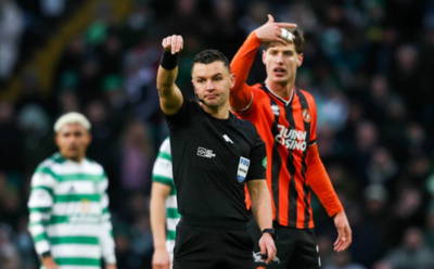 Celtic cheated by Nick Walsh Celtic cheated by Nick Walsh