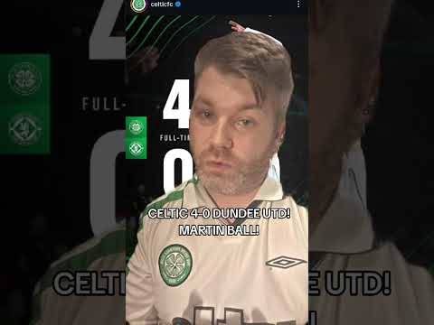 We are Back under Martin O’Neill!/ CELTIC 4-0 DUNDEE UNITED #HAILHAIL