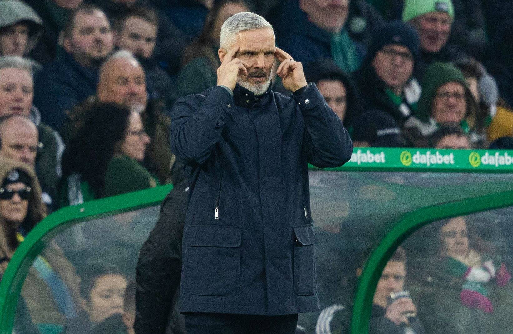 Fuming Dundee United boss brands Celtic star ‘out of control’ for reckless challenge VAR red card check ‘skimmed over’