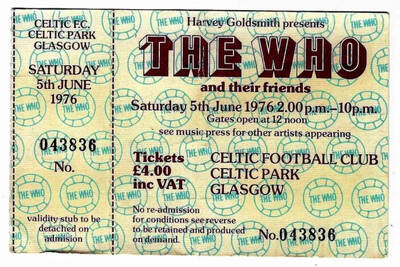 Photo of the day: The Who rock Celtic Park