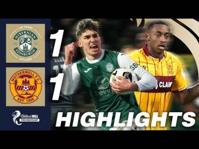 Hibernian 1-1 Motherwell | HIGHLIGHTS | William Hill Premiership