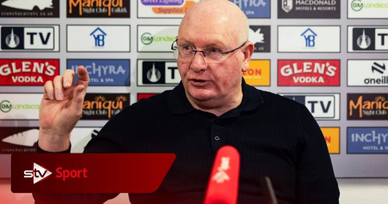 Falkirk boss John McGlynn sees opportunity in free hit against Celtic