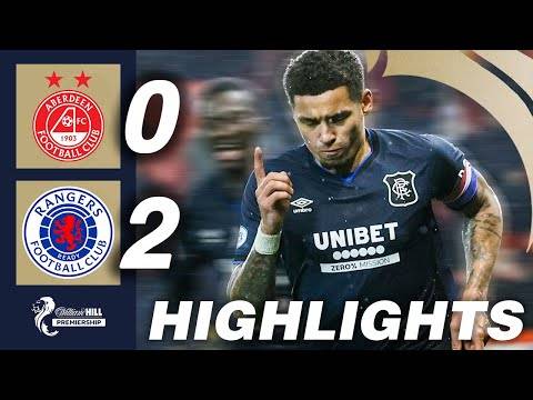 Aberdeen 0-2 Rangers | HIGHLIGHTS | William Hill Premiership