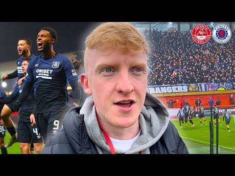 AWAY END ERUPTS as Rangers BEAT Aberdeen!?