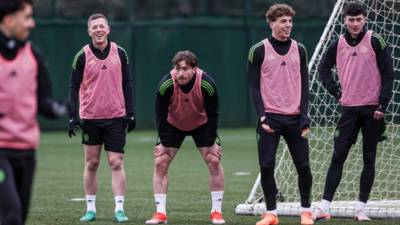 Training Gallery: Falkirk v Celtic Training Gallery: Falkirk v Celtic