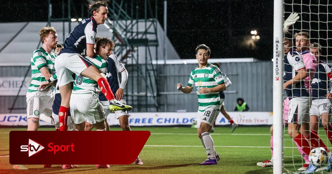 Falkirk 0-1 Celtic: Celtic move up to second as Benjamin Nygren’s header sinks Falkirk