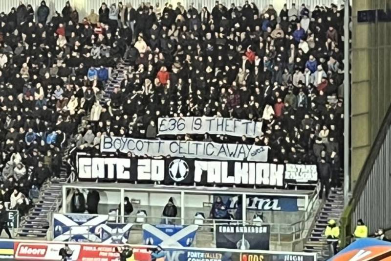 Why Falkirk fans have demanded Celtic boycott as they aim dig with banner