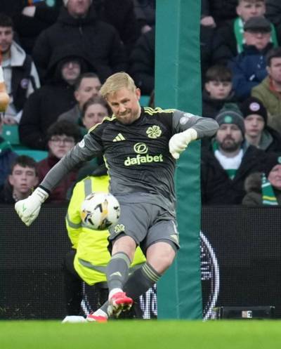 Video: Stunning save from Kasper Schmeichel prevents Falkirk equaliser