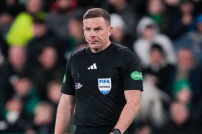 Change of officials for second half of Falkirk vs Celtic as referee replaced