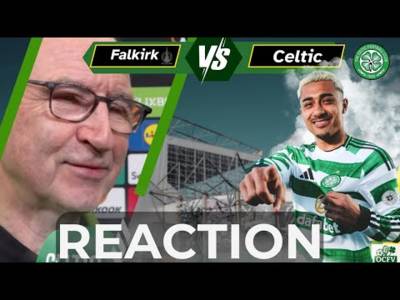 Falkirk V Celtic full-time reaction