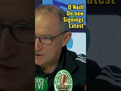 Martin O’Neill talks lack of Celtic signings/ Ad free