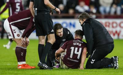 Hearts suffer hammer injury blow as key man to miss Celtic, Hibs and Rangers clashes