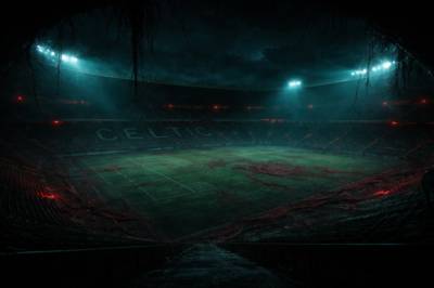 Could this Celtic window get any more Upside Down? Stranger Things have happened.