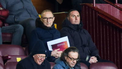 Martin O’Neill on Saturday scouting mission