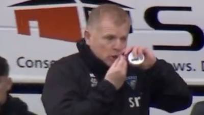 The stresses of being a football manager! Ex-Celtic boss spotted using snus on the touchline &ndash; as study reveals one in five players have turned to nicotine pouches