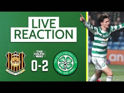 Auchinleck Talbot 0-2 Celtic: LIVE FT Reaction as Bhoys win again under Martin O’Neill